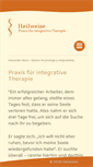Mobile Screenshot of heilweise.de